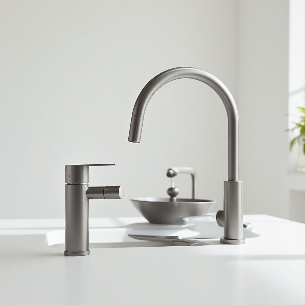 Set mânere aluminiu gunmetal 96mm